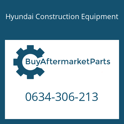 0634-306-213 Hyundai Construction Equipment O-RING