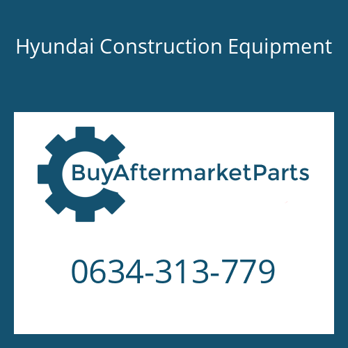 0634-313-779 Hyundai Construction Equipment O-RING