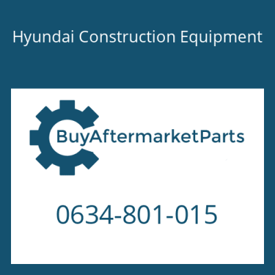 0634-801-015 Hyundai Construction Equipment SEAL RING