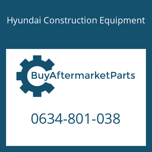 0634-801-038 Hyundai Construction Equipment RING-SEALING