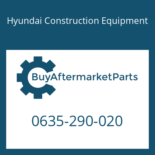 0635-290-020 Hyundai Construction Equipment WASHER-AXIAL