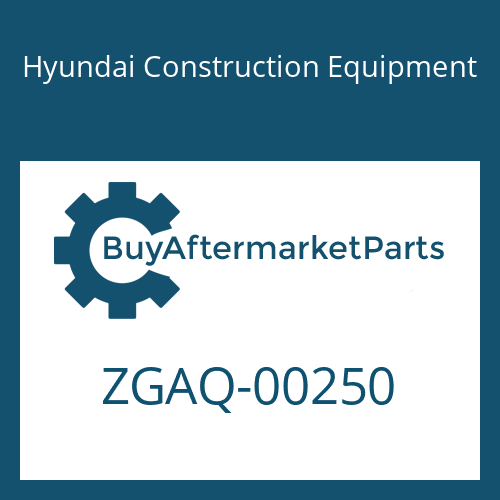 ZGAQ-00250 Hyundai Construction Equipment SCREW-CAP