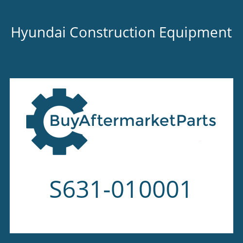 S631-010001 Hyundai Construction Equipment O-RING