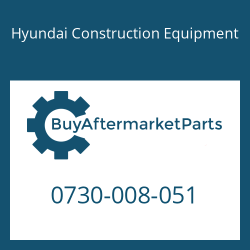 0730-008-051 Hyundai Construction Equipment SHIM