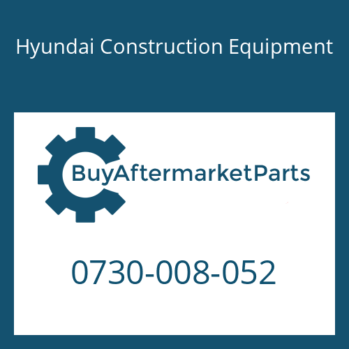0730-008-052 Hyundai Construction Equipment SHIM