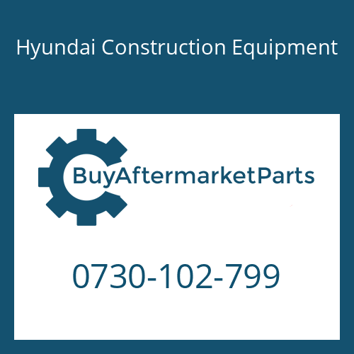 0730-102-799 Hyundai Construction Equipment WASHER