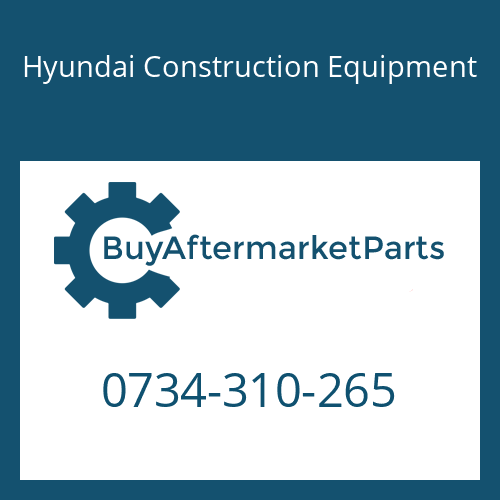 0734-310-265 Hyundai Construction Equipment SHAFT SEAL