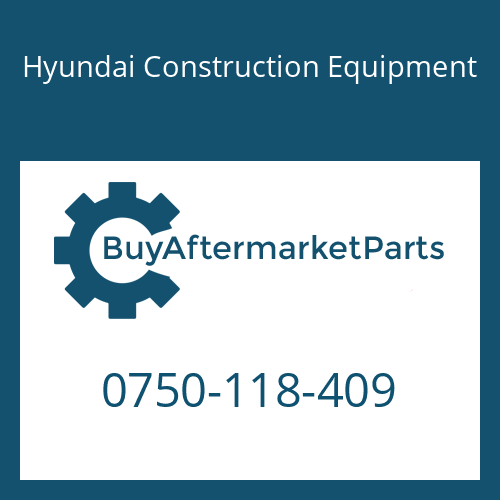 0750-118-409 Hyundai Construction Equipment BEARING-ROLLER