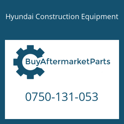 0750-131-053 Hyundai Construction Equipment FILTER(SEMI TYPE)