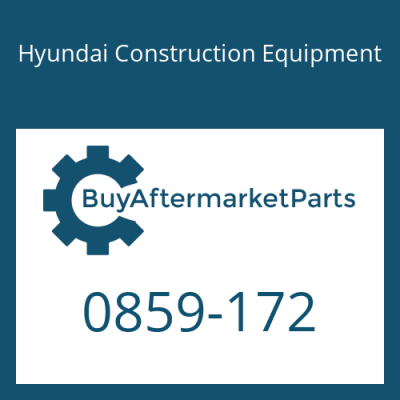 0859-172 Hyundai Construction Equipment RING-BACK UP