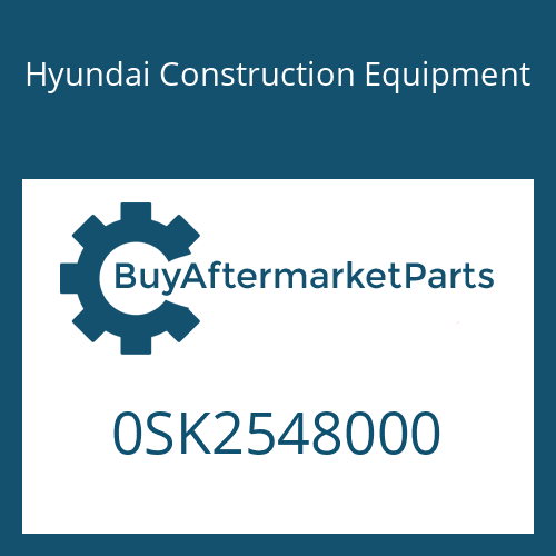 0SK2548000 Hyundai Construction Equipment RIVET