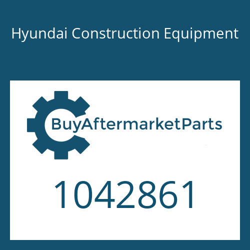 1042861 Hyundai Construction Equipment BACKREST CUSHION