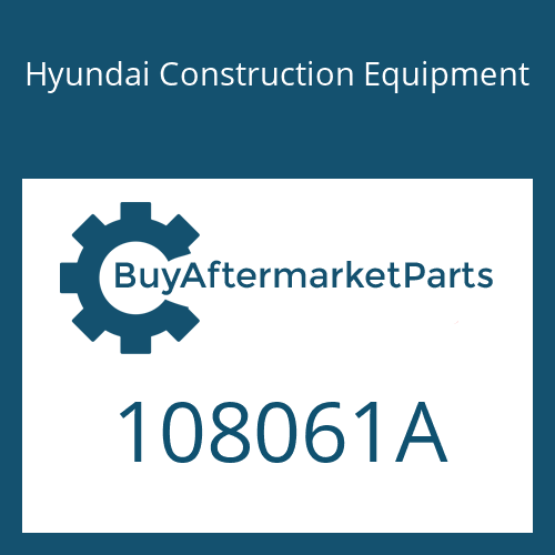108061A Hyundai Construction Equipment PLUG(GM-1/4-K)