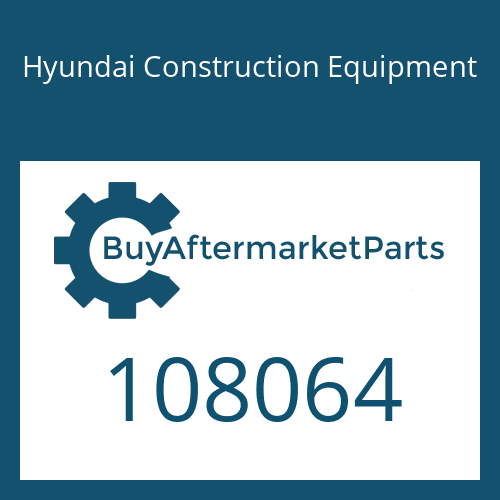 108064 Hyundai Construction Equipment PLUG(108064B)