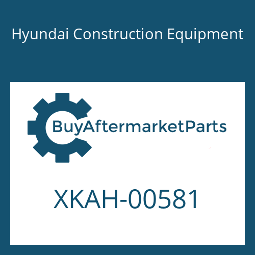 XKAH-00581 Hyundai Construction Equipment BLOCK-VALVE