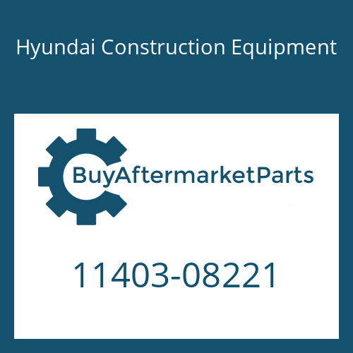 11403-08221 Hyundai Construction Equipment BOLT-FLANGE