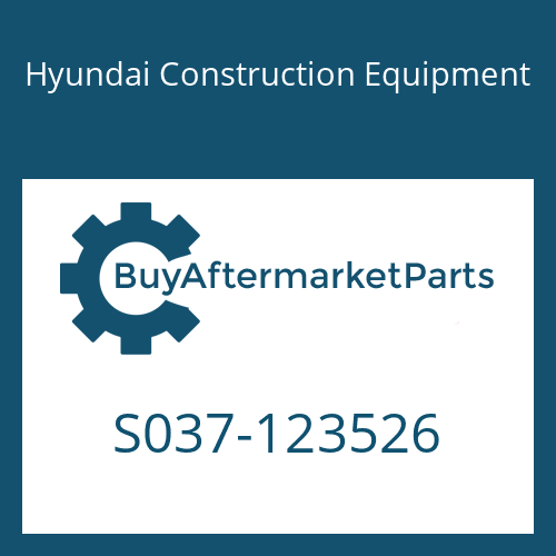 S037-123526 Hyundai Construction Equipment BOLT-W/WASHER