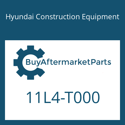 11L4-T000 Hyundai Construction Equipment ELEMENT KIT(OUT+IN)