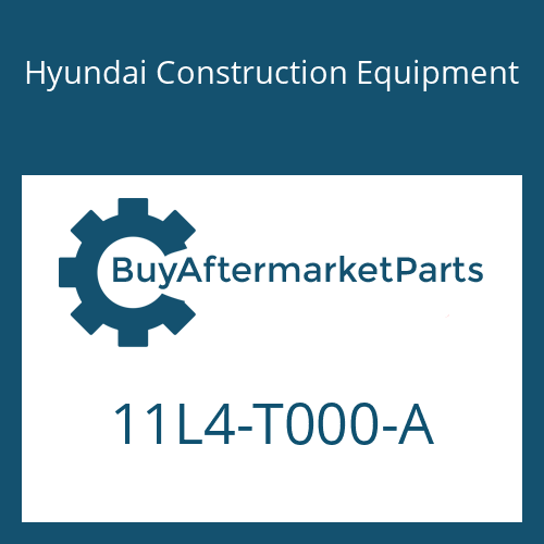 11L4-T000-A Hyundai Construction Equipment ELEMENT SET-A/CLEANER