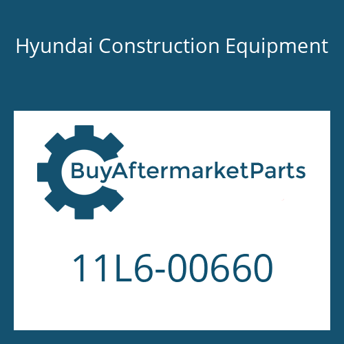 11L6-00660 Hyundai Construction Equipment HOSE-RUBBER