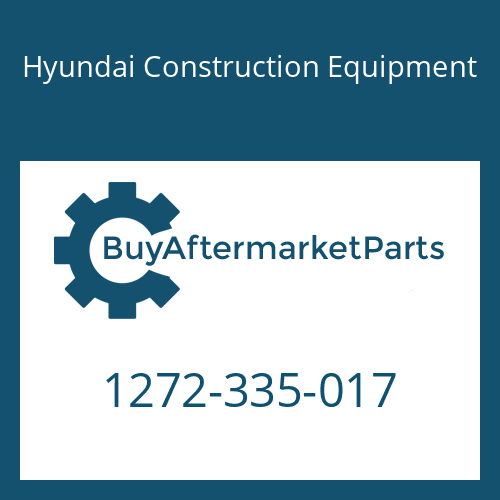 1272-335-017 Hyundai Construction Equipment BUSHING-SPEED