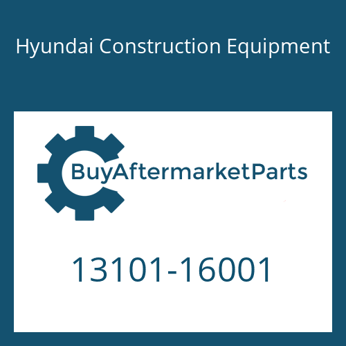 13101-16001 Hyundai Construction Equipment NUT(16)