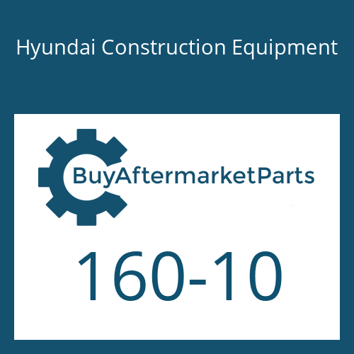 160-10 Hyundai Construction Equipment O-RING