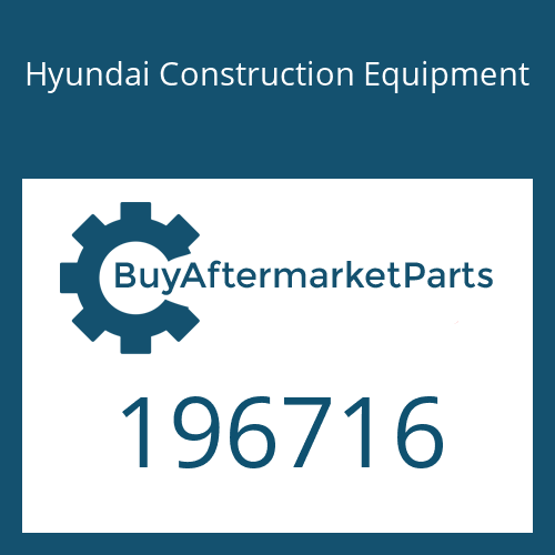 196716 Hyundai Construction Equipment KIT-SEAT COVER