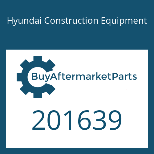 201639 Hyundai Construction Equipment O-RING