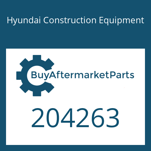 204263 Hyundai Construction Equipment CLIP