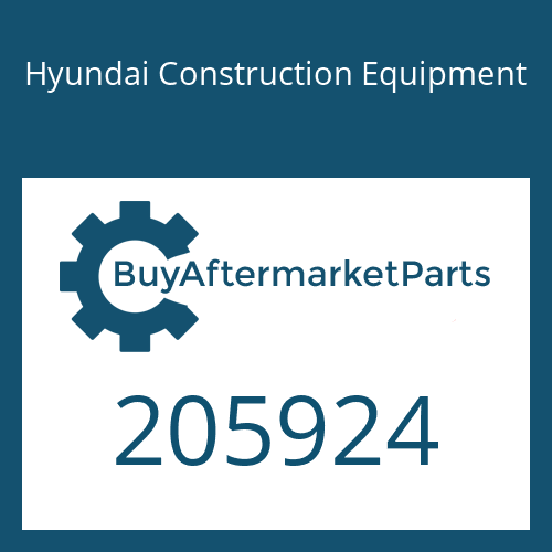 205924 Hyundai Construction Equipment SCREW-RIVET