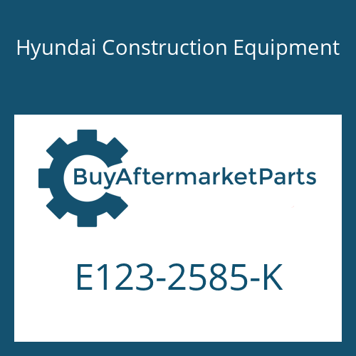 E123-2585-K Hyundai Construction Equipment KEY-BLANK