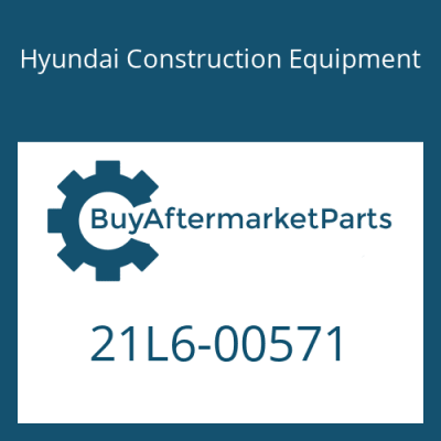 21L6-00571 Hyundai Construction Equipment PLATE
