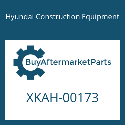 XKAH-00173 Hyundai Construction Equipment GEAR-DRIVE