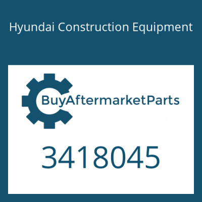 3418045 Hyundai Construction Equipment INSERT-VALVE