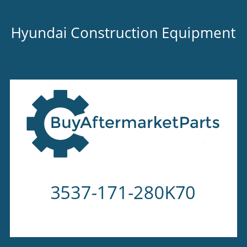 3537-171-280K70 Hyundai Construction Equipment VALVE-MAIN RELIEF, M.C.V