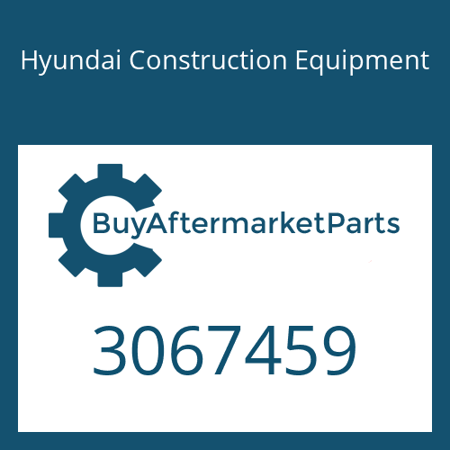 3067459 Hyundai Construction Equipment GASKET