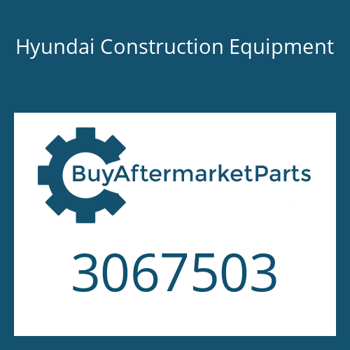 3067503 Hyundai Construction Equipment ELBOW-MALE UNION