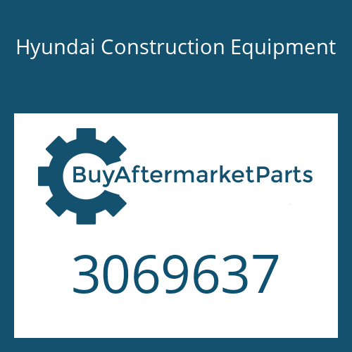 3069637 Hyundai Construction Equipment PLUG-BALL