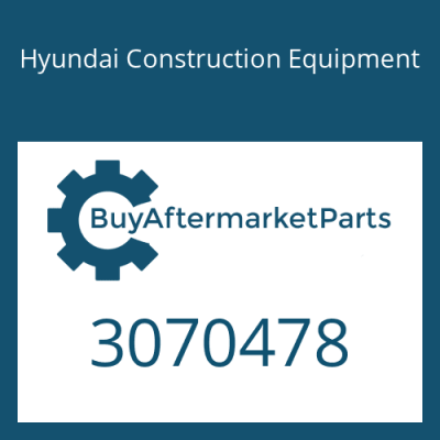 3070478 Hyundai Construction Equipment GASKET