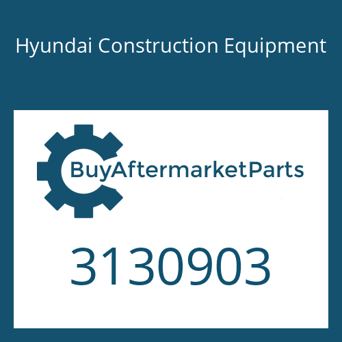 3130903 Hyundai Construction Equipment SHAFT-BEVEL GEAR