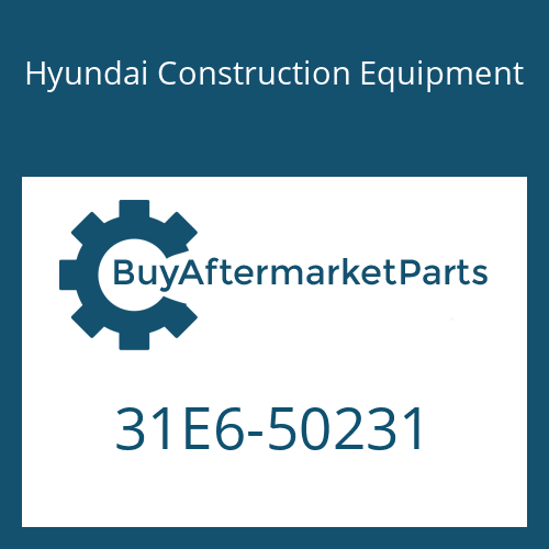 31E6-50231 Hyundai Construction Equipment CYLINDER-ARM