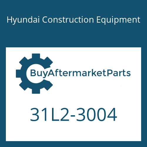 31L2-3004 Hyundai Construction Equipment VALVE-CUSHION