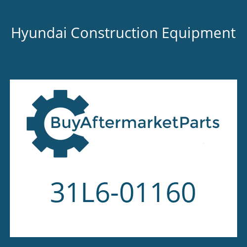 31L6-01160 Hyundai Construction Equipment HOSE-RUBBER