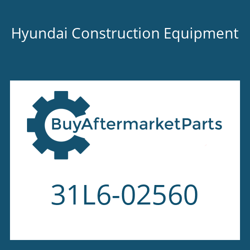 31L6-02560 Hyundai Construction Equipment CLAMP-PIPE