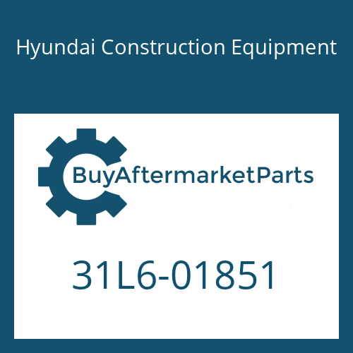 31L6-01851 Hyundai Construction Equipment CONNECTOR