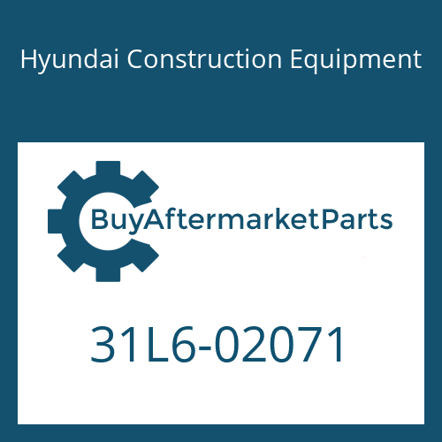 31L6-02071 Hyundai Construction Equipment HOSE-RUBBER