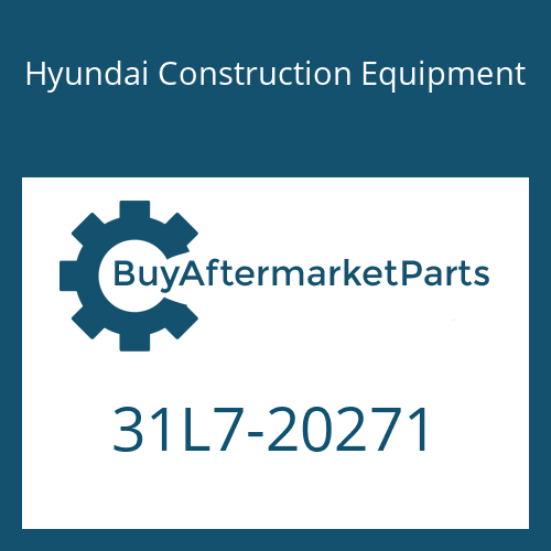 31L7-20271 Hyundai Construction Equipment PIPE W.A