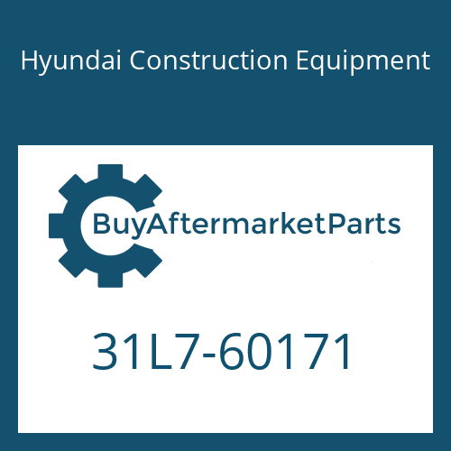 31L7-60171 Hyundai Construction Equipment PIPE ASSY-HYD