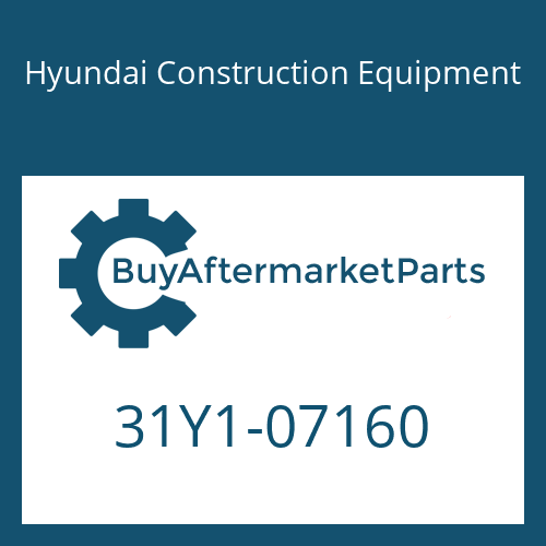31Y1-07160 Hyundai Construction Equipment BAND SUB ASSY